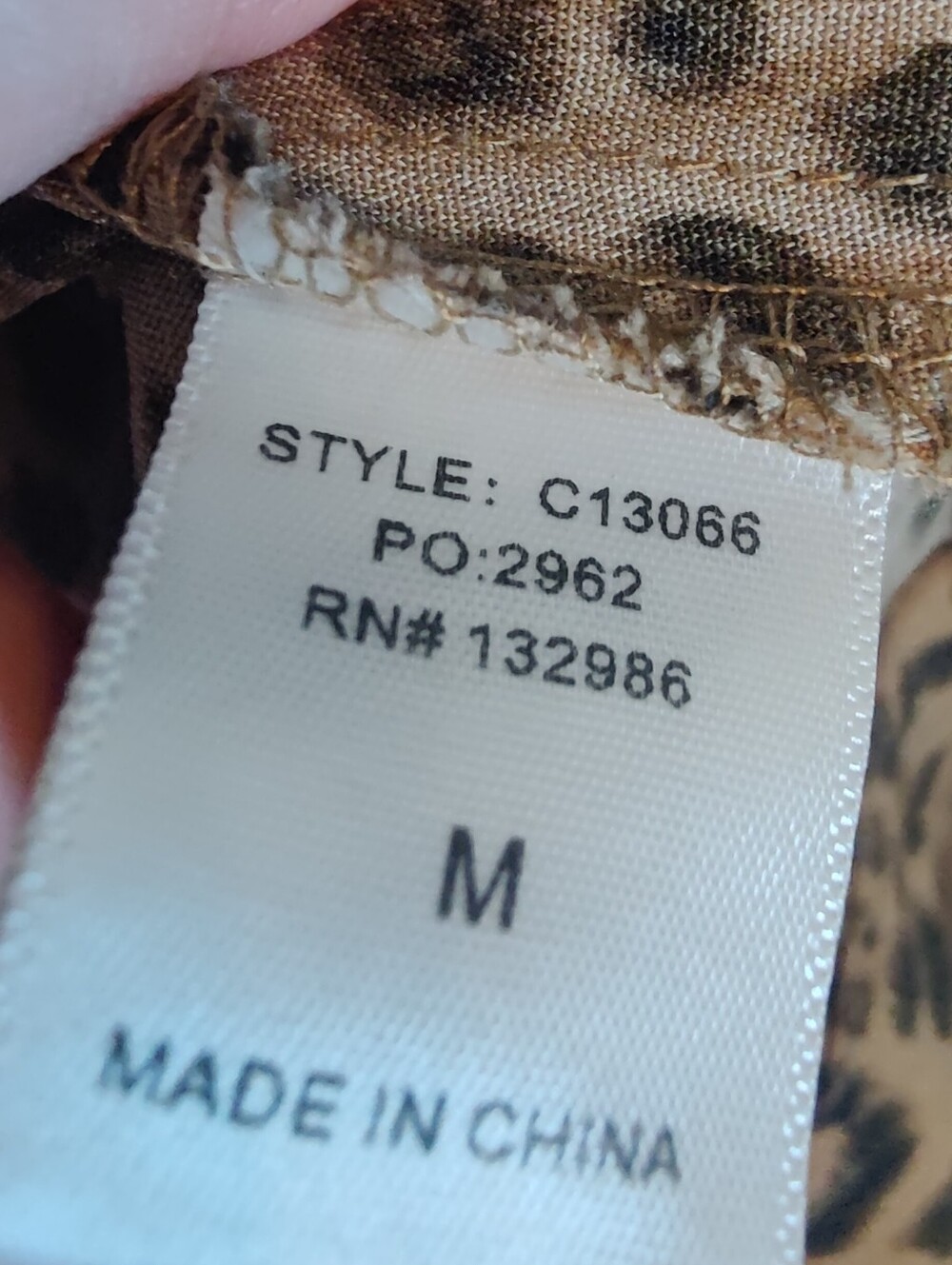 Mittoshop Leopard Print Waterfall Lightweight Jacket Size M - Picture 5 of 6